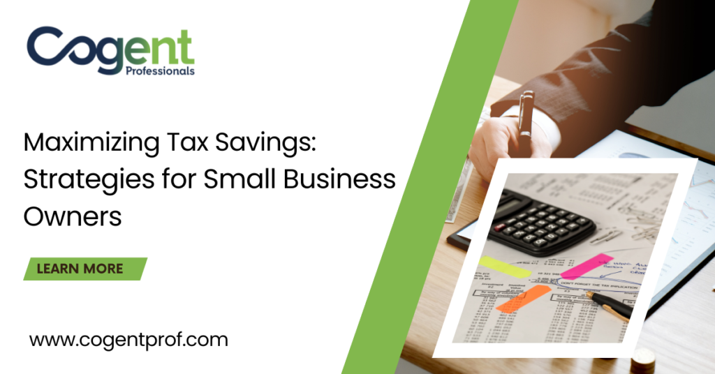 Maximize tax savings - Top CA firm - Cogent Professionals